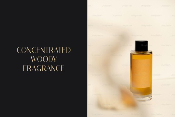 concentrated woody fragrance