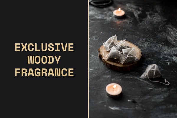 exclusive woody fragrance