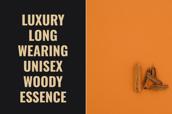 luxury long-wearing unisex woody essence