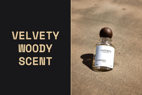 velvety woody scent